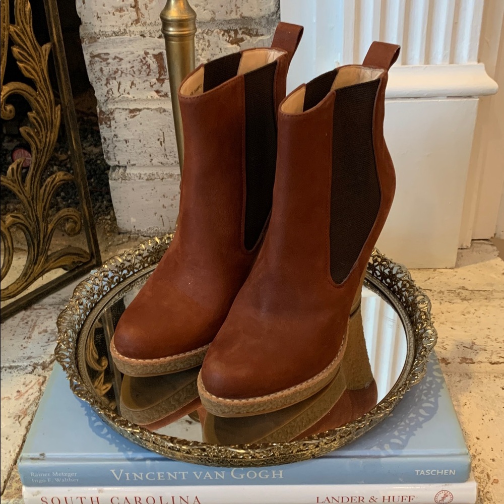 Elegant Brown Ankle Booties